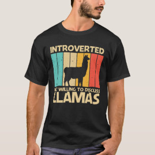 Camiseta Llama divertida para los hombres alpaca florida zo
