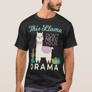 Camiseta Llama dramática