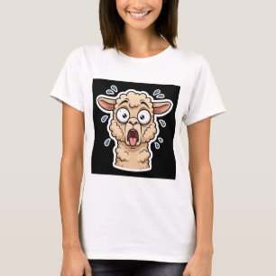 Camiseta Llama Dramático Gasp Divertido