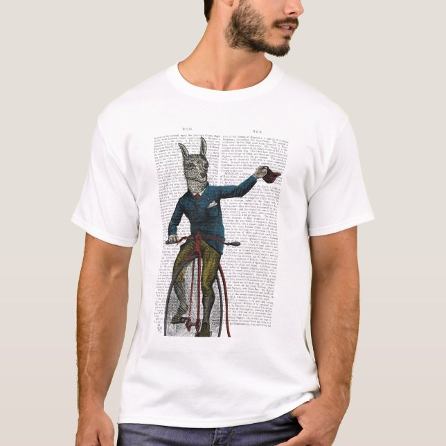 Camiseta Llama en bicicleta (Anverso)