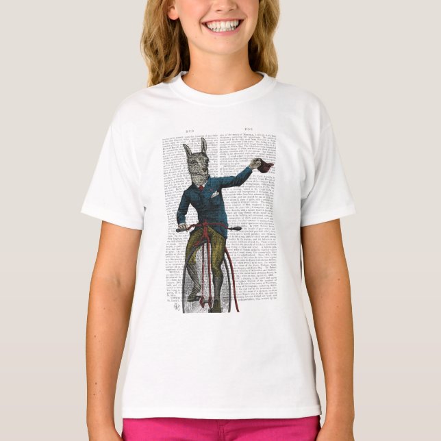 Camiseta Llama en bicicleta (Anverso)