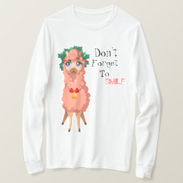 Camiseta llama en Navidades