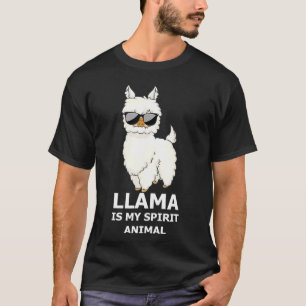 Camiseta Llama es mi espíritu animal gracioso llamada