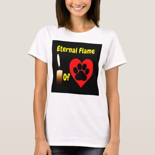 Camiseta Llama Eterna De Amor Con Paw (Anverso)
