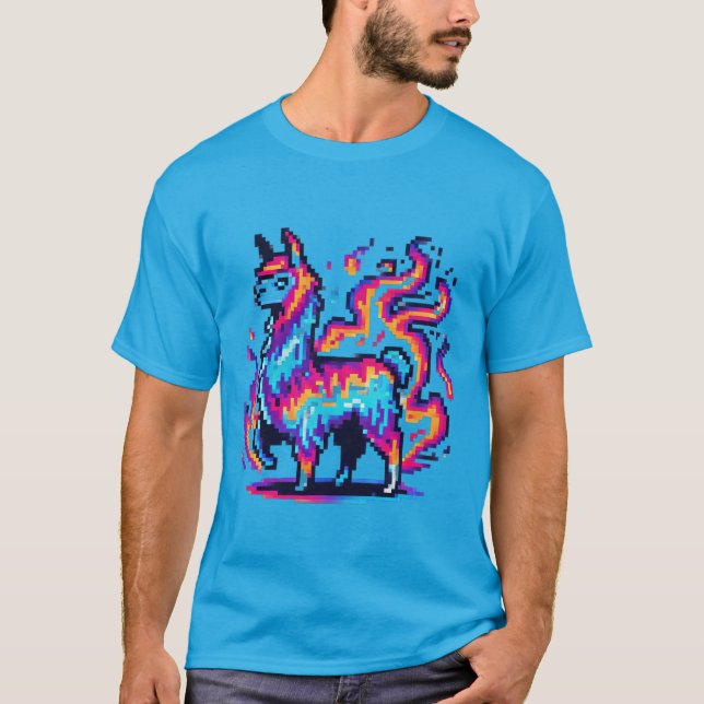 Camiseta Llama explosiva (Anverso)