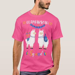 Camiseta Llama Family Hanukkah Matching Llamakkah Squad