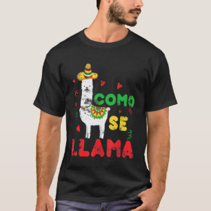 Camiseta Llama Fiesta Mexicana Cinco De Mayo