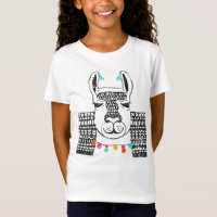 Llama fiesta - Retrato