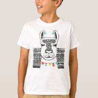 Llama fiesta - Retrato