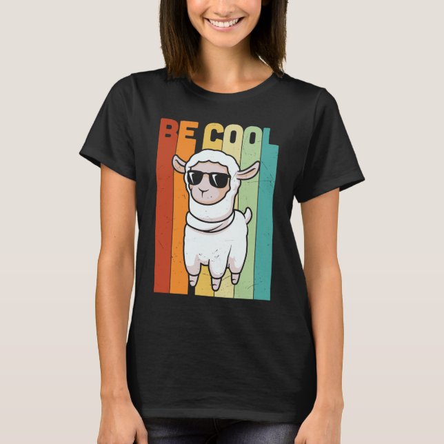 Camiseta Llama  Funny Cute Retro Style Alpaca Graphic Plus  (Anverso)