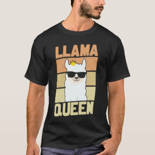 Camiseta Llama Funny Cute Retro Style Alpaca Graphic Plus