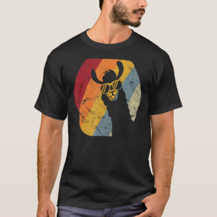 Camiseta Llama Funny Gafas de Sol Zoo Alpaca Vintage Animal