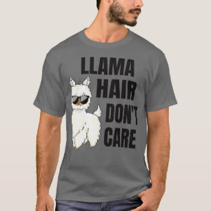 Camiseta Llama Hair Funny Sayings Alpaca
