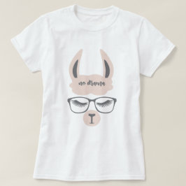 Camiseta Llama hipster a un drama