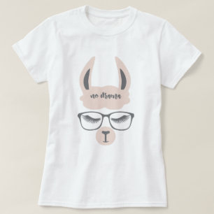 Camiseta Llama hipster a un drama