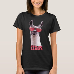 Camiseta Llama Llama Con Gafas Sin Drama Llama