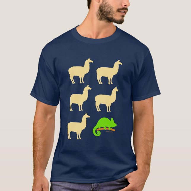 Camiseta Llama Llama Llama Llama Chameleon (Anverso)