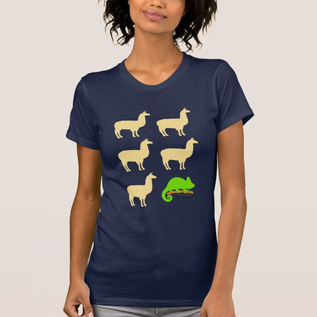 Camiseta Llama Llama Llama Llama Chameleon (Anverso)