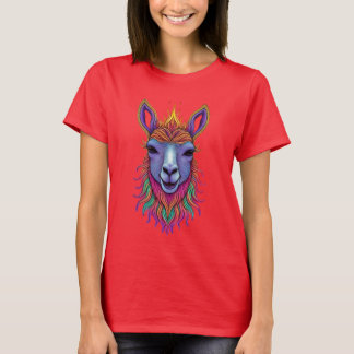 Camiseta Llama Luminosa: El Guardián Radiante