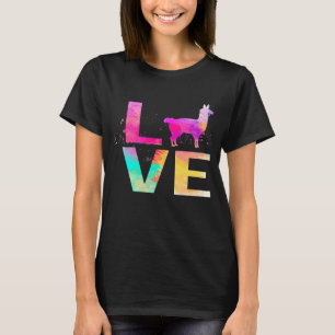 Camiseta Llama Mamá Colorida Llama
