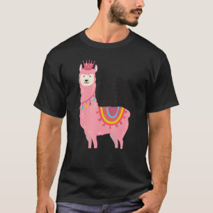 Camiseta Llama Mamá Reina Corta Animal Para Las Mujeres Lla