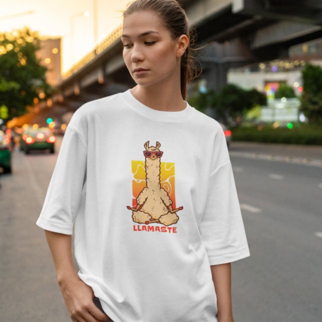 Camiseta Llama meditadora (Subido por el creador)