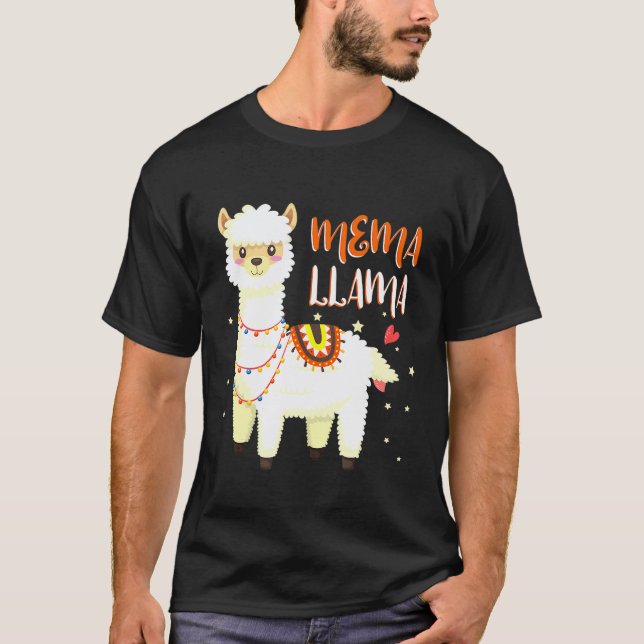 Camiseta Llama Mema (Anverso)