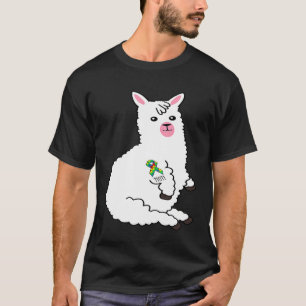 Camiseta Llama Mom rompe la cinta de opciones Inspirador au