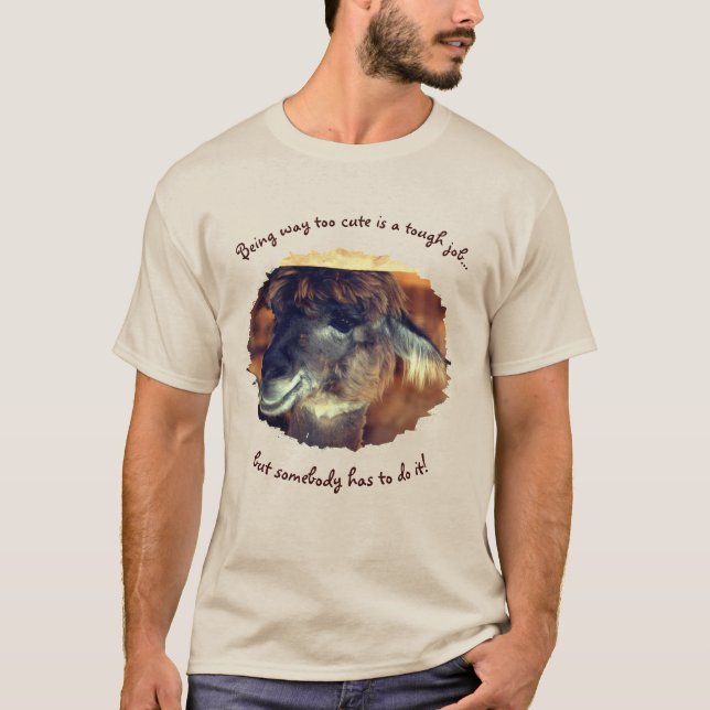 Camiseta Llama muy graciosa (Anverso)