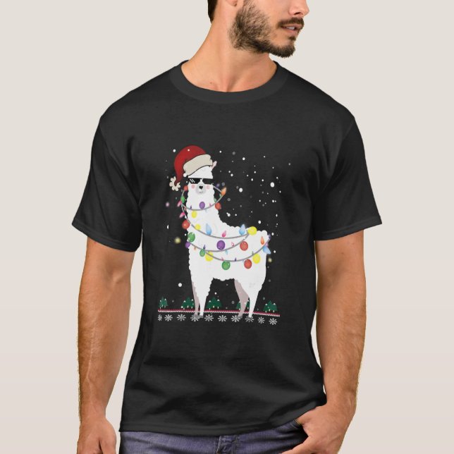 Camiseta Llama navidades (Anverso)