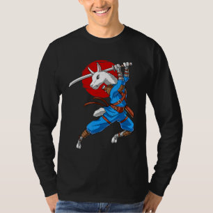 Camiseta Llama Ninja Alpaca Samurai Kung Fu Artes Marciales