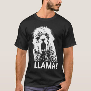 Camiseta Llama no dramática alpaca