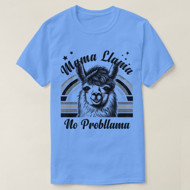 Camiseta Llama No Probllama Funny Cute Design (Diseño del anverso)