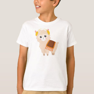 Camiseta Llama otoñal, Llama cuta, Alpaca cuta, Ataques de 