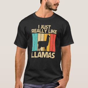 Camiseta Llama para hombres Alpaca Farming Zookeeper Peruv