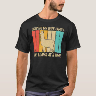 Camiseta Llama Para Hombres Muchachos Papá Llama Animal