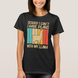 Camiseta Llama para hombres mujer animal de granja Llama 6