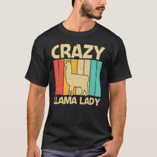 Camiseta Llama para mujeres Chicas que llaman animal de gra