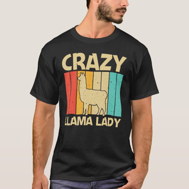Camiseta Llama para mujeres Chicas que llaman animal de gra (Anverso)