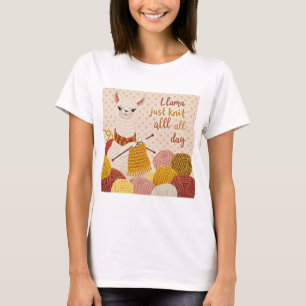 Camiseta Llama personalizado con pañuelo de cuchillos