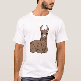 Camiseta Llama Personalizado relajado - animal acogedor