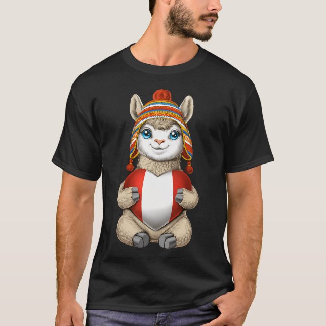 Camiseta Llama peruana (Anverso)