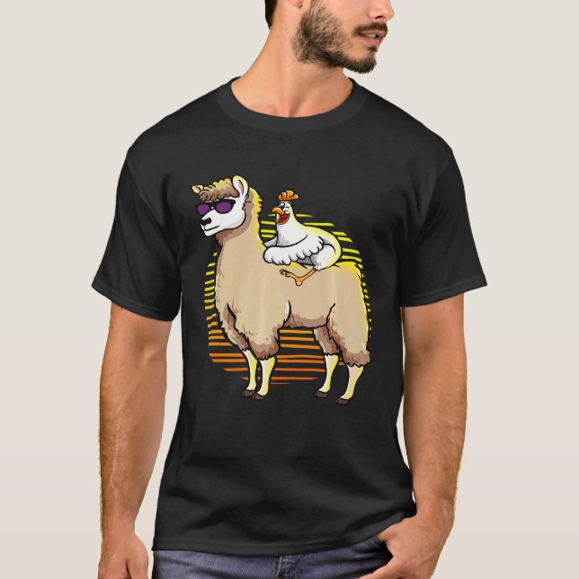 Camiseta llama Pollo Llama Pollo Tee Premium (Anverso)