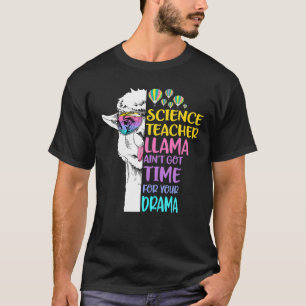 Camiseta Llama profesor de ciencia