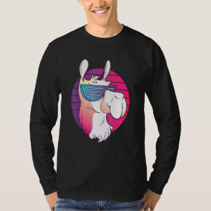 Camiseta Llama psicodélica de la música Techno para el cast
