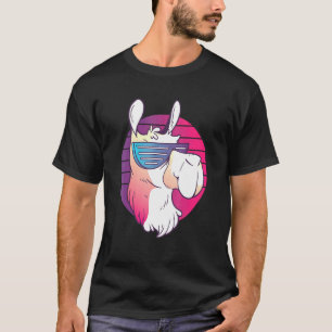 Camiseta Llama psicodélica de la música Techno para el cast