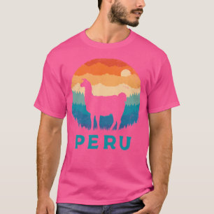 Camiseta Llama retro - Perú activo