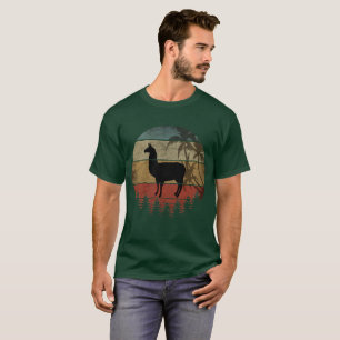 CAMISETA LLAMA RETRO VINTAGE