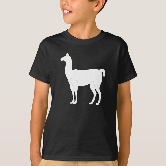Camiseta Llama Silhouette (Anverso)