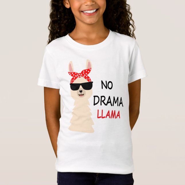 Camiseta Llama Sin Drama  (Anverso)